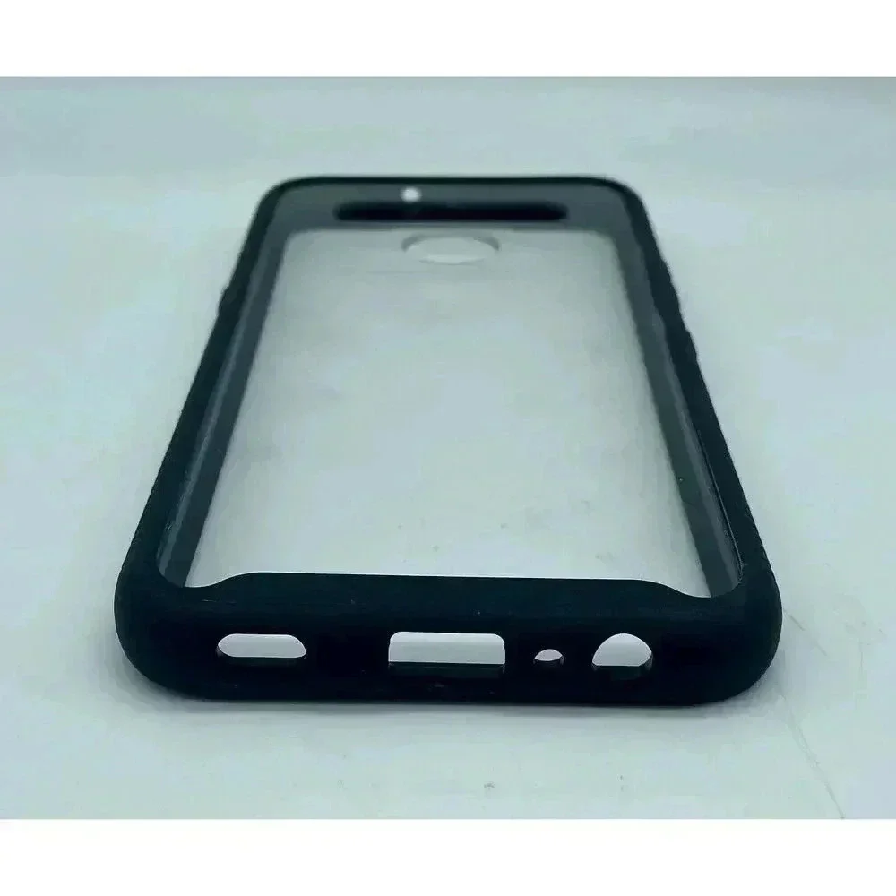 LeYi Fullbody Hybrid Bumper Case for LG‎ K41S Shockproof Rugged Black & Clear